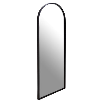 Matte Black Arched Full-Length Wall Mirror, 170 cm - product image 1