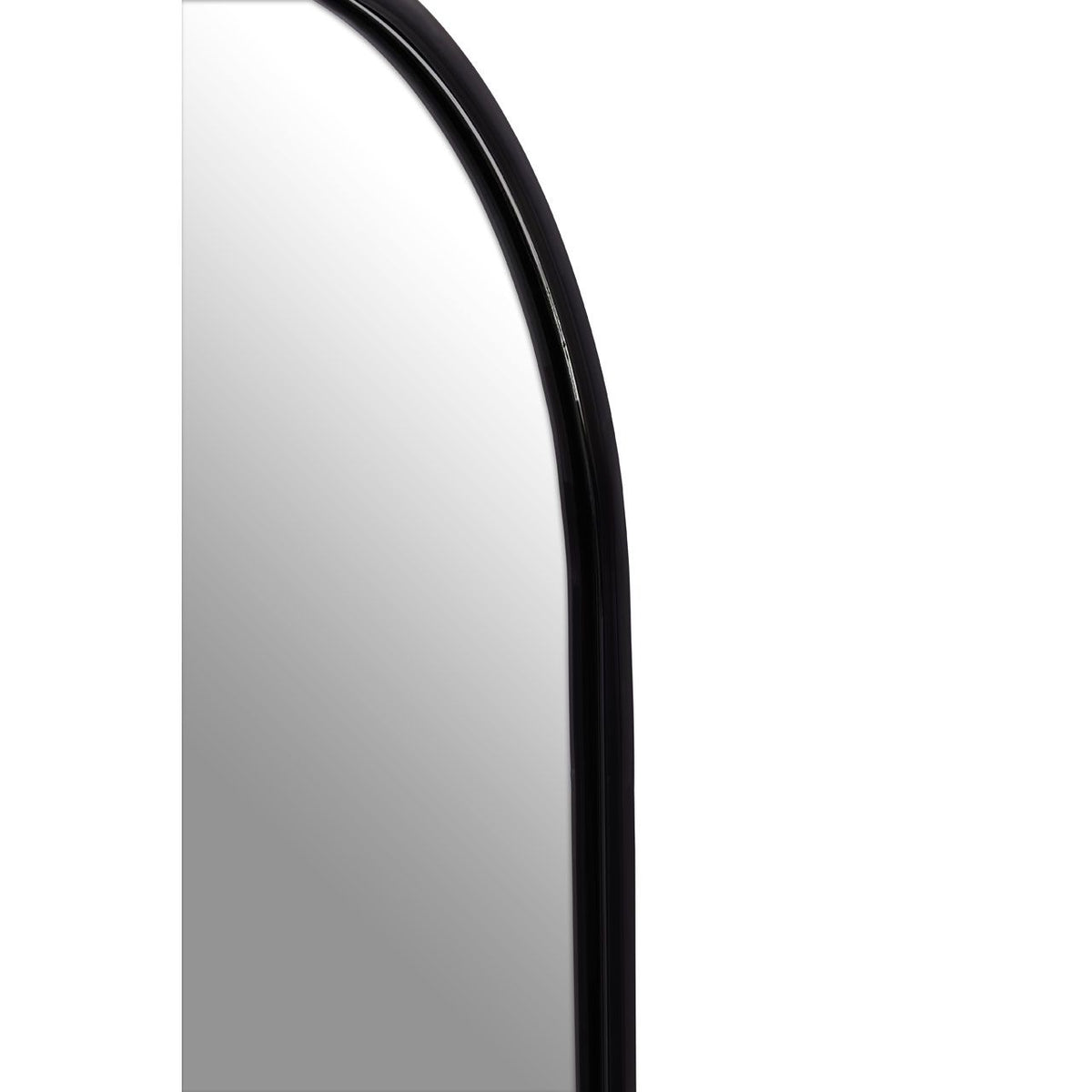 Matte Black Arched Full-Length Wall Mirror, 170 cm - product image 4