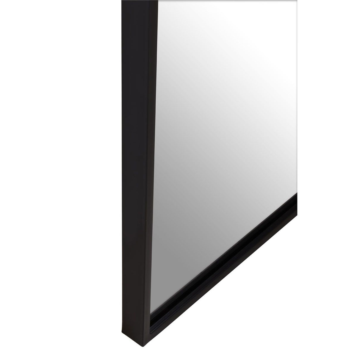 Matte Black Arched Full-Length Wall Mirror, 170 cm - product image 5