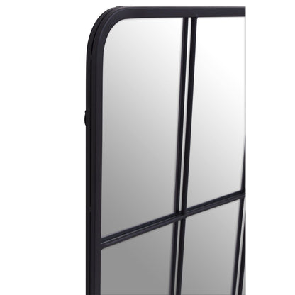 Black Grid Windowpane Wall Mirror, 140 cm - product image 3