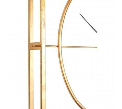 Gold Metal Square Wall Clock 105 x 105cm