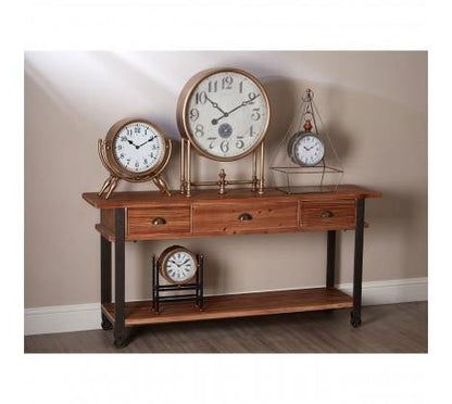 Antique Silver Openwork Pendulum Table Clock, 64 cm - product image 2