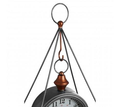 Antique Silver Openwork Pendulum Table Clock, 64 cm - product image 3