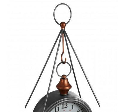 Antique Silver Openwork Pendulum Table Clock, 64 cm - product image 3