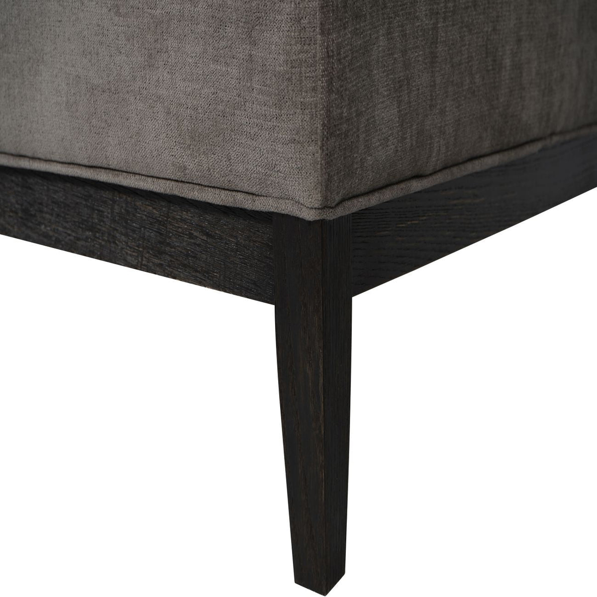 Warm Grey XL Button-Tufted Ottoman, 140 x 75 cm - product image 5