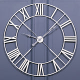 Vintage Cream Twist-Frame Wall Clock, 110 cm - product image 1