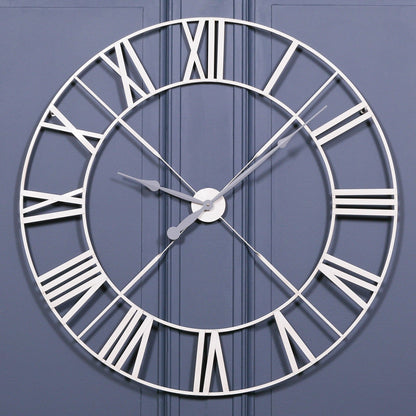 Vintage Cream Twist-Frame Wall Clock, 110 cm - product image 1