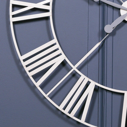 Vintage Cream Twist-Frame Wall Clock, 110 cm - product image 3
