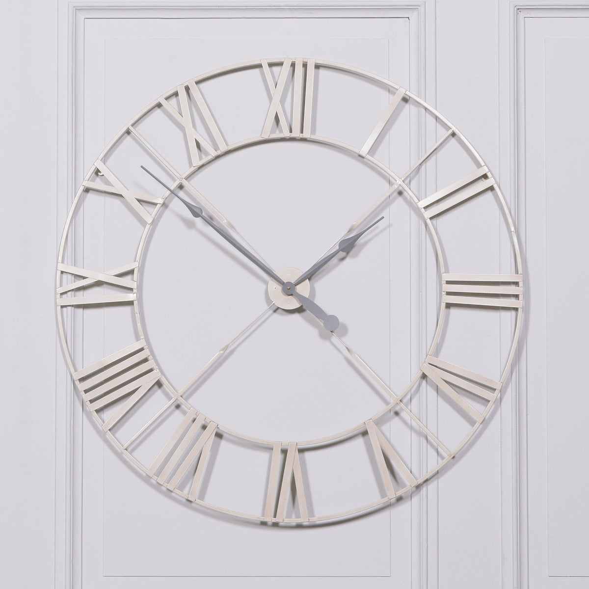 Vintage Cream Twist-Frame Wall Clock, 110 cm - product image 4