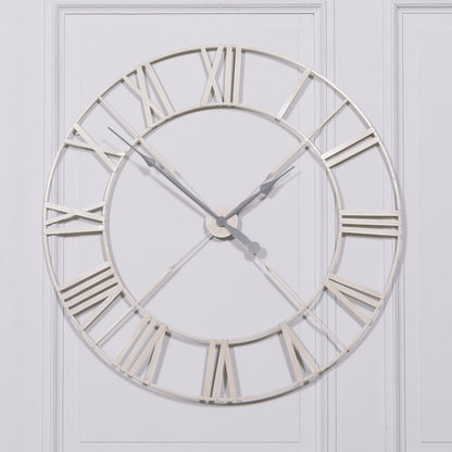 Vintage Cream Twist-Frame Wall Clock, 110 cm - product image 4