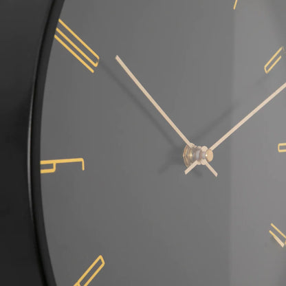 Modern Black Analog Wall Clock, 12-Inch - product image 2