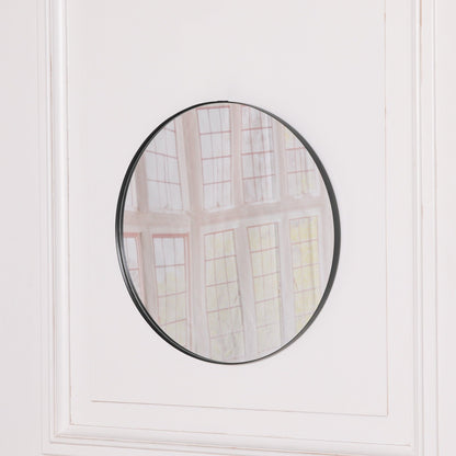 Black Round Wall Mirror, 50 cm - product image 2