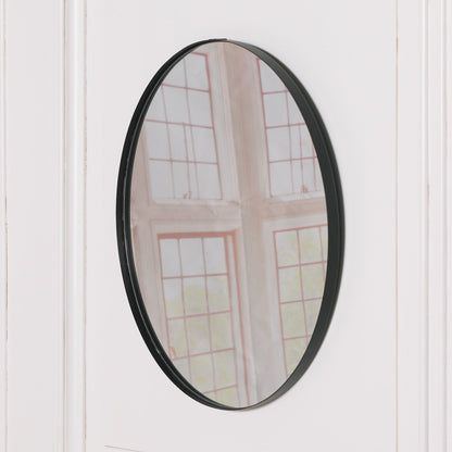 Black Round Wall Mirror, 50 cm - product image 4
