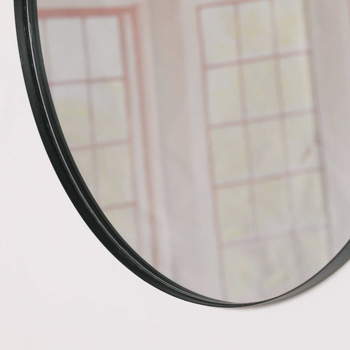 Black Round Wall Mirror, 50 cm - product image 3
