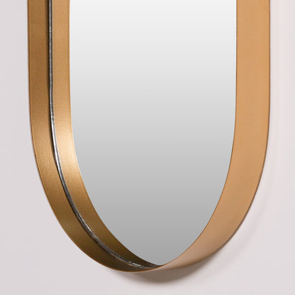 Gold Slim Oval Wall Mirror, 75 cm - product image 2
